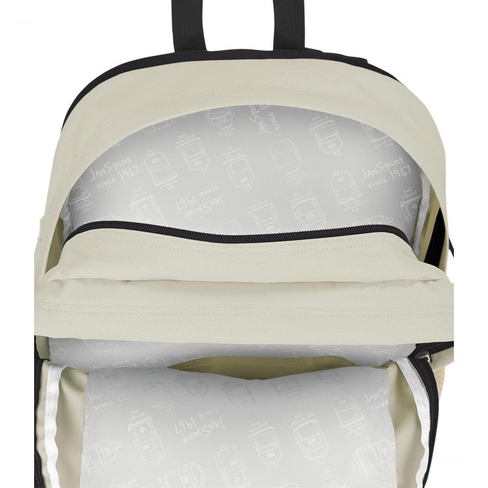 Sac à Dos Scolaire JanSport Main Campus Beige | OIM-86851788